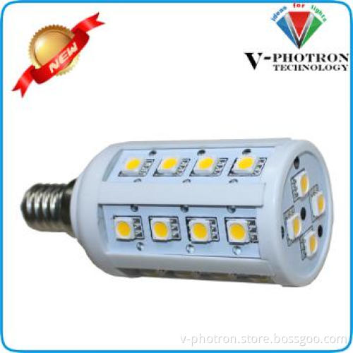 new design SMD5050 E14 E27 LED corn light 5W